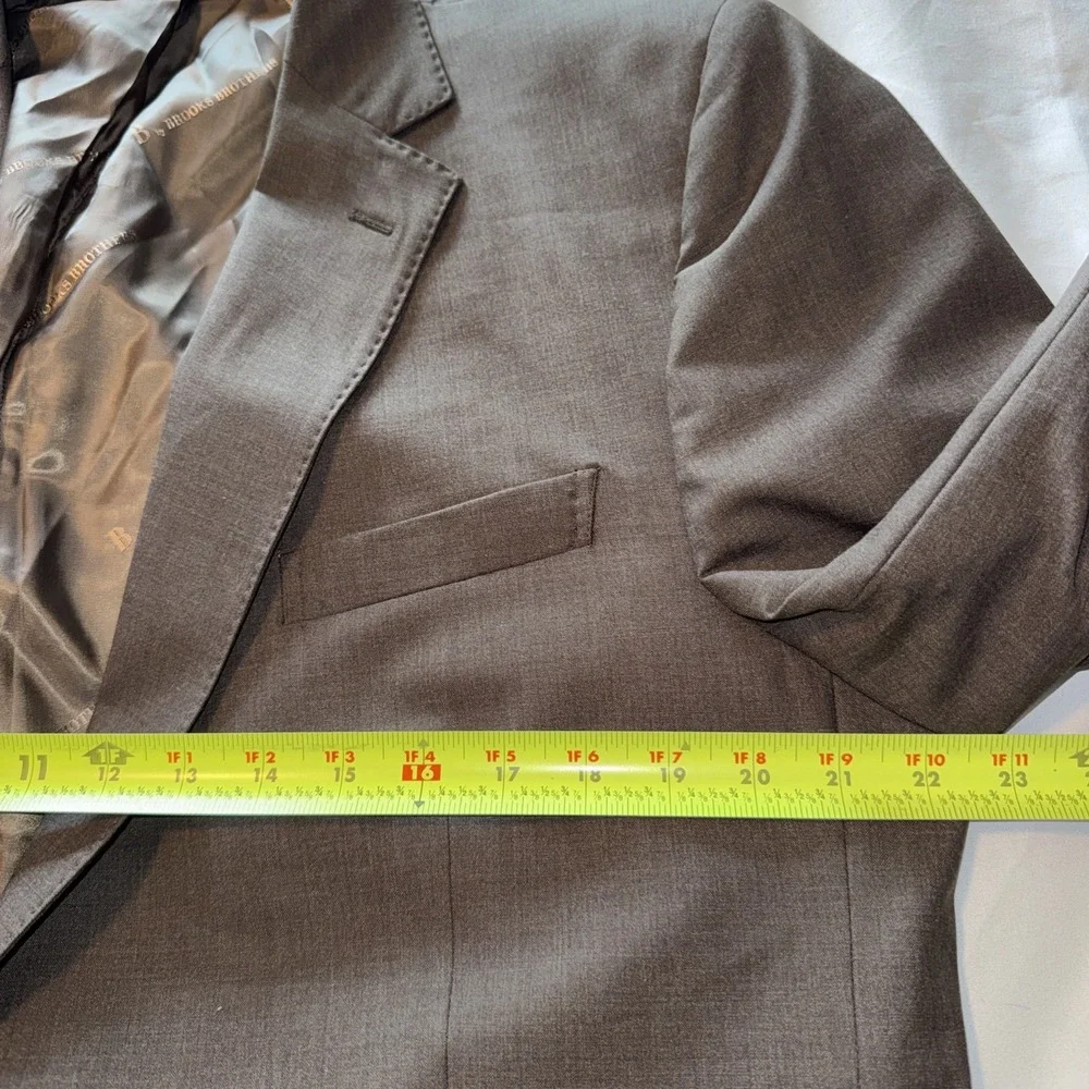 Brooks Brothers B By Brooks Brothers Blazer Mens 46L Brown Sport Coat Wool